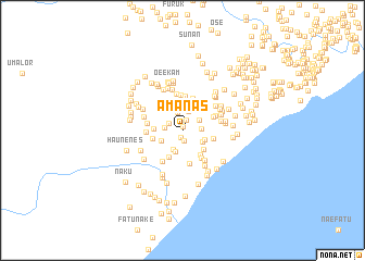 map of Amanas