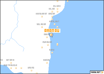 map of Amanau
