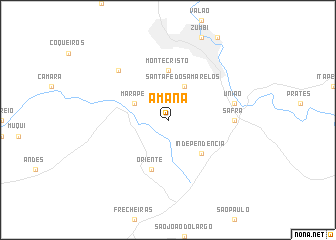 map of Amaná