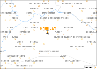 map of Amancey