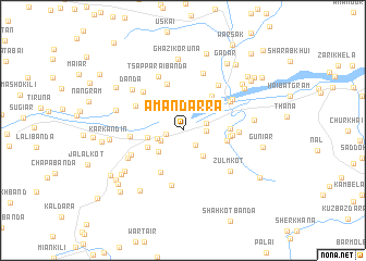 map of Amāndarra