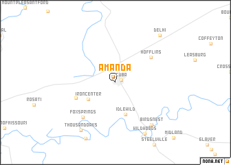 map of Amanda