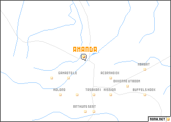 map of Amanda