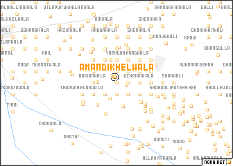 map of Āmandi Khelwāla