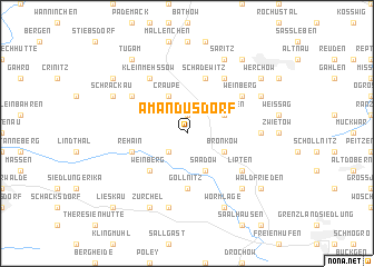 map of Amandusdorf