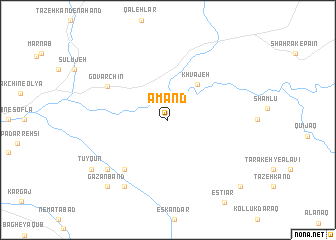 map of Amand