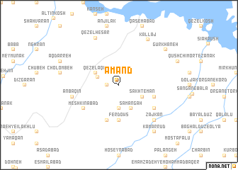 map of ‘Amand