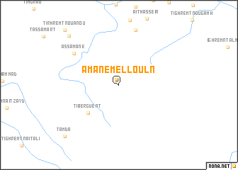 map of Amane Mellouln