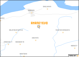 map of Amaneyevo