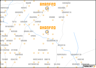 map of Amanfro