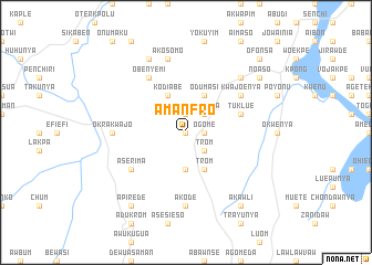 map of Amanfro