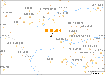 map of Amāngāh