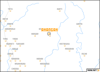 map of Amangam