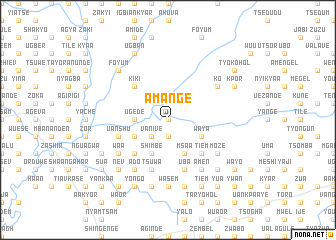 map of Amange