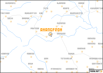 map of Amangfrom