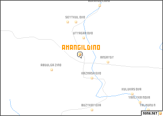 map of Amangil\