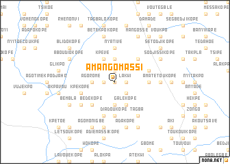 map of Amangomassi