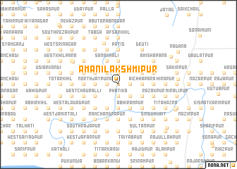 map of Āmāni Lakshmipur