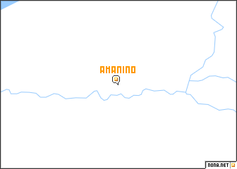 map of Amanino