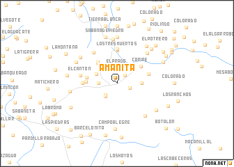 map of Amanita