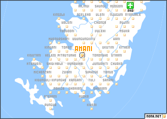 map of Amani