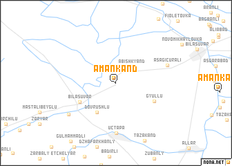 map of Amankǝnd