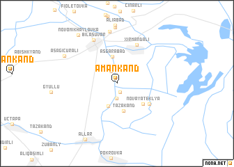 map of Amankǝnd