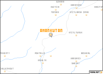 map of Aman-Kutan