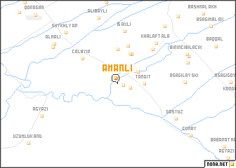 map of Amanlı