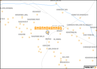 map of Amān Moḩammad