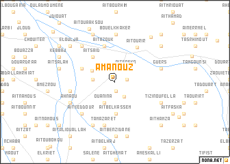 map of Amanouz
