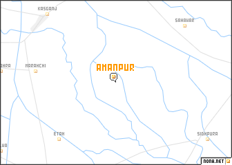 map of Amānpur