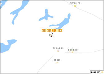 map of Aman-Semiz