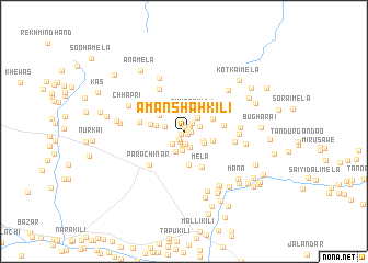 map of Amān Shāh Kili