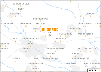 map of Amansha