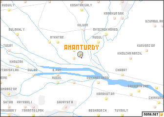 map of Aman-Turdy