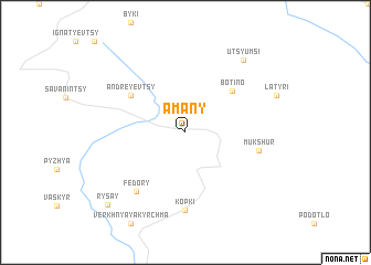 map of Amany