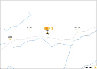 map of Aman