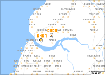 map of Aman