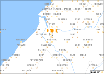 map of Aman