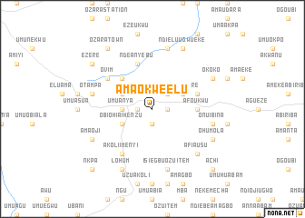 map of Amaokwe Elu