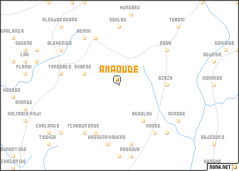 map of Amaoudè
