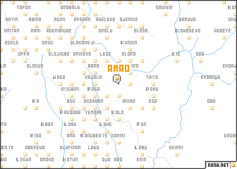 map of Amao