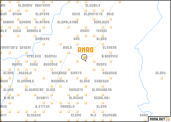 map of Amao