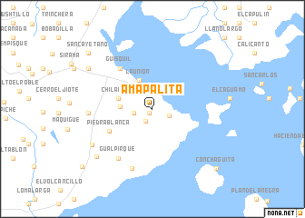 map of Amapalita