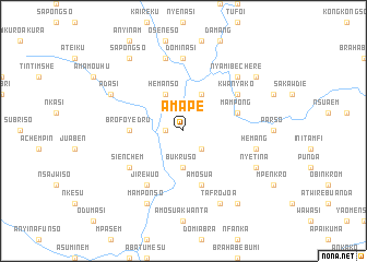 map of Amape