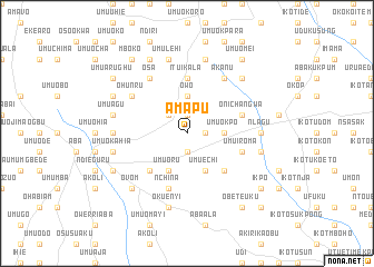 map of Amapu