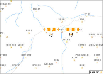 map of ‘Amāqah