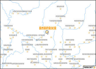 map of Amaraika