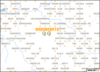 map of Amarante